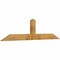 Ekena Millwork Portland Rough Sawn Timber Gable Bracket, Western Red Cedar, 84"W x 21"H x 2"D x 6"F, 6/12 Pitch GBW084X21X0206POR00RWR - alternate 2